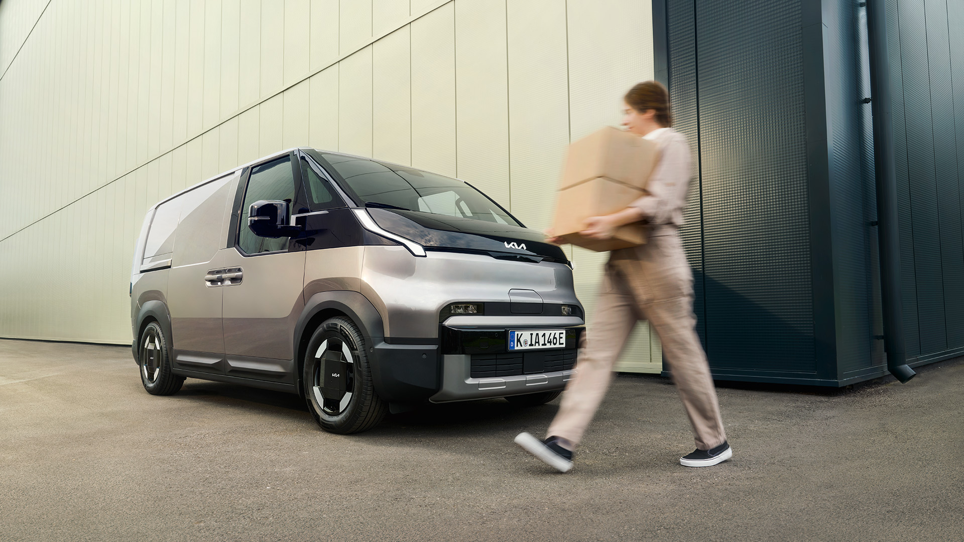 De elektrische Kia PV5 Cargo